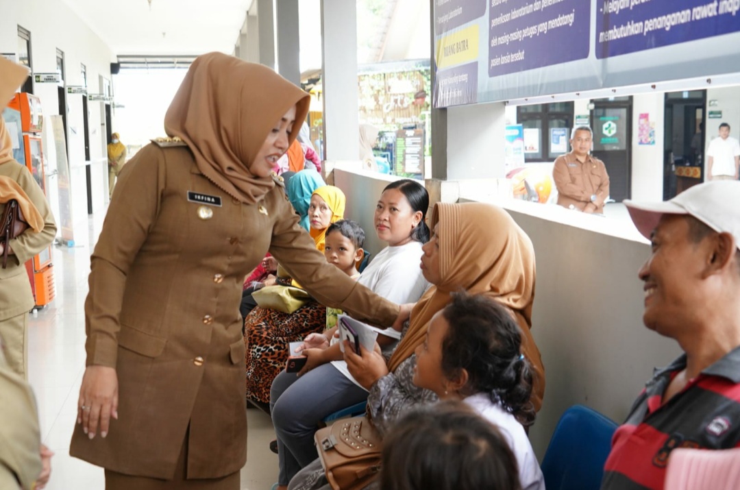 Pasca Liburan Tahun Baru 2024, Bupati Ikfina Lakukan Sidak Dan Evaluasi Puskesmas Dan Kecamatan