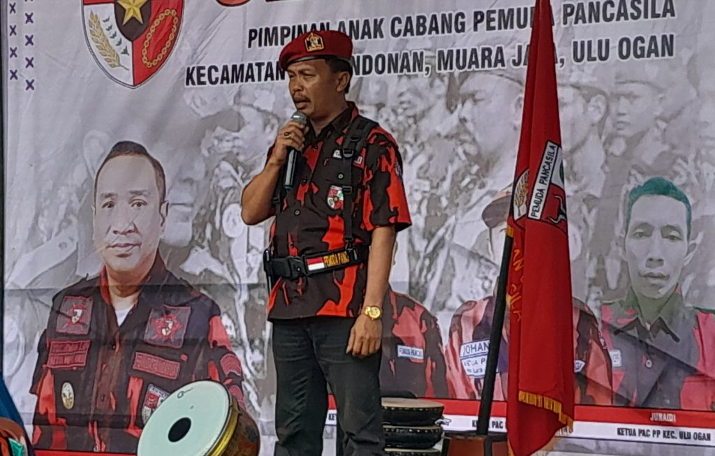 Ketua Pemuda Pancasila MPC Kabupaten Ogan Komering Ulu(OKU),Lantik Ketua PAC Di Tiga Kecamatan Yang Ada Di Kabupaten Oku