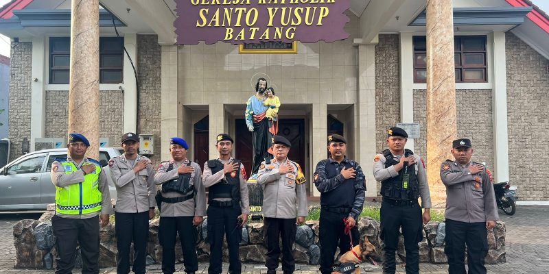 Giat Misa Aman dan Nyaman Polres Batang Berikan Pengawasan Ketat