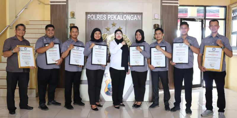 Respon Cepat Tindak Pidana Perlindungan Perempuan dan Anak, Polres Pekalongan Raih Penghargaan