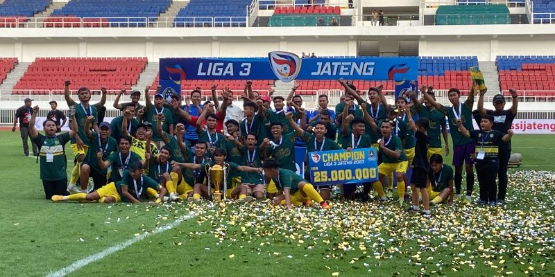 Kalahkan Persibangga Purbalingga, Persip Pekalongan Raih Juara Liga 3 Jateng