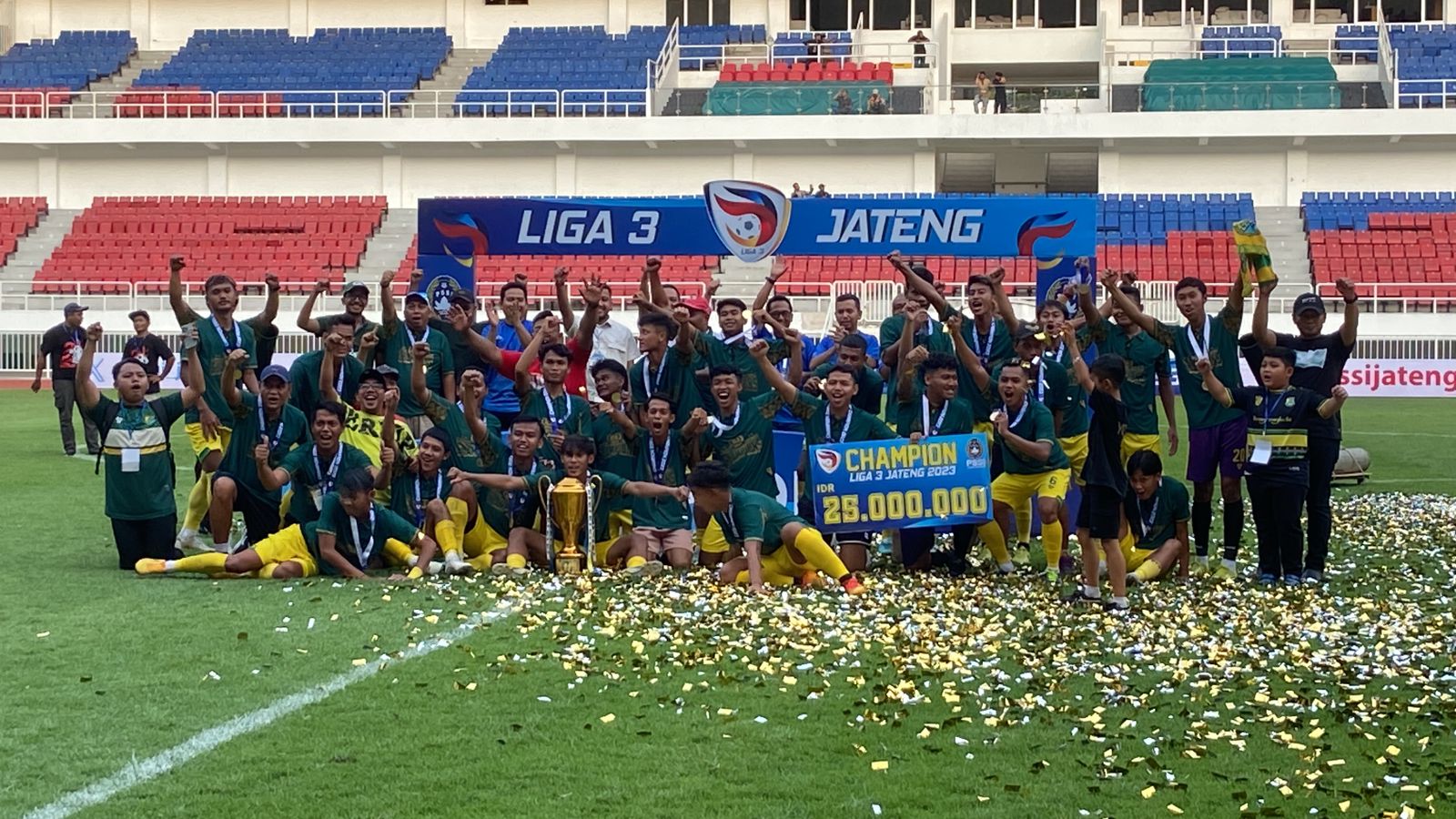 Kalahkan Persibangga Purbalingga, Persip Pekalongan Raih Juara Liga 3 Jateng
