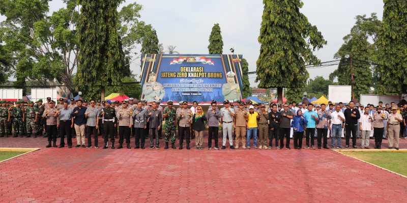 Polres Pekalongan Deklarasikan Jateng Zero Knalpot Brong