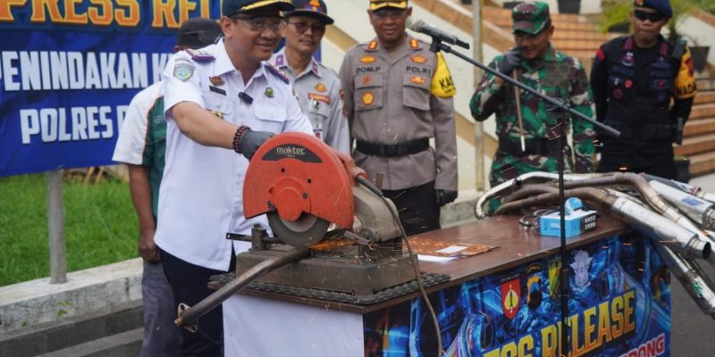 Wujudkan Pemilu 2024 Damai, Kota Pekalongan Komitmen Berantas Knalpot Brong