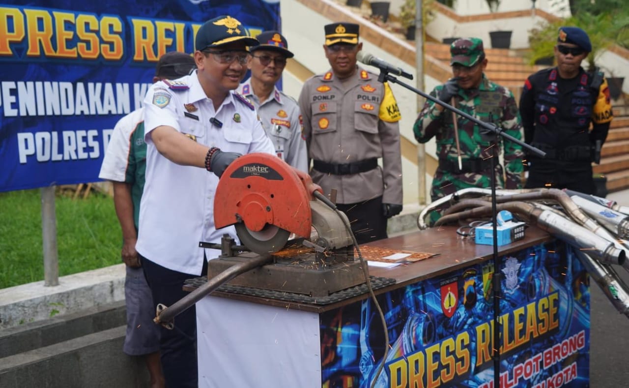 Wujudkan Pemilu 2024 Damai, Kota Pekalongan Komitmen Berantas Knalpot Brong