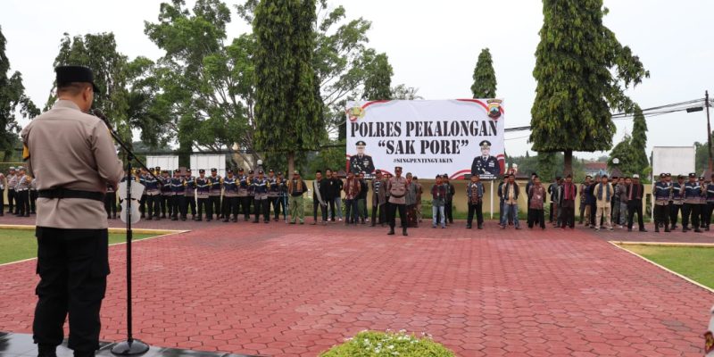 Apel Kasat Kamling, Wakapolres Pekalongan : Kehadiran Satkamling Harus Betul-Betul Bisa Menjadi Cooling System