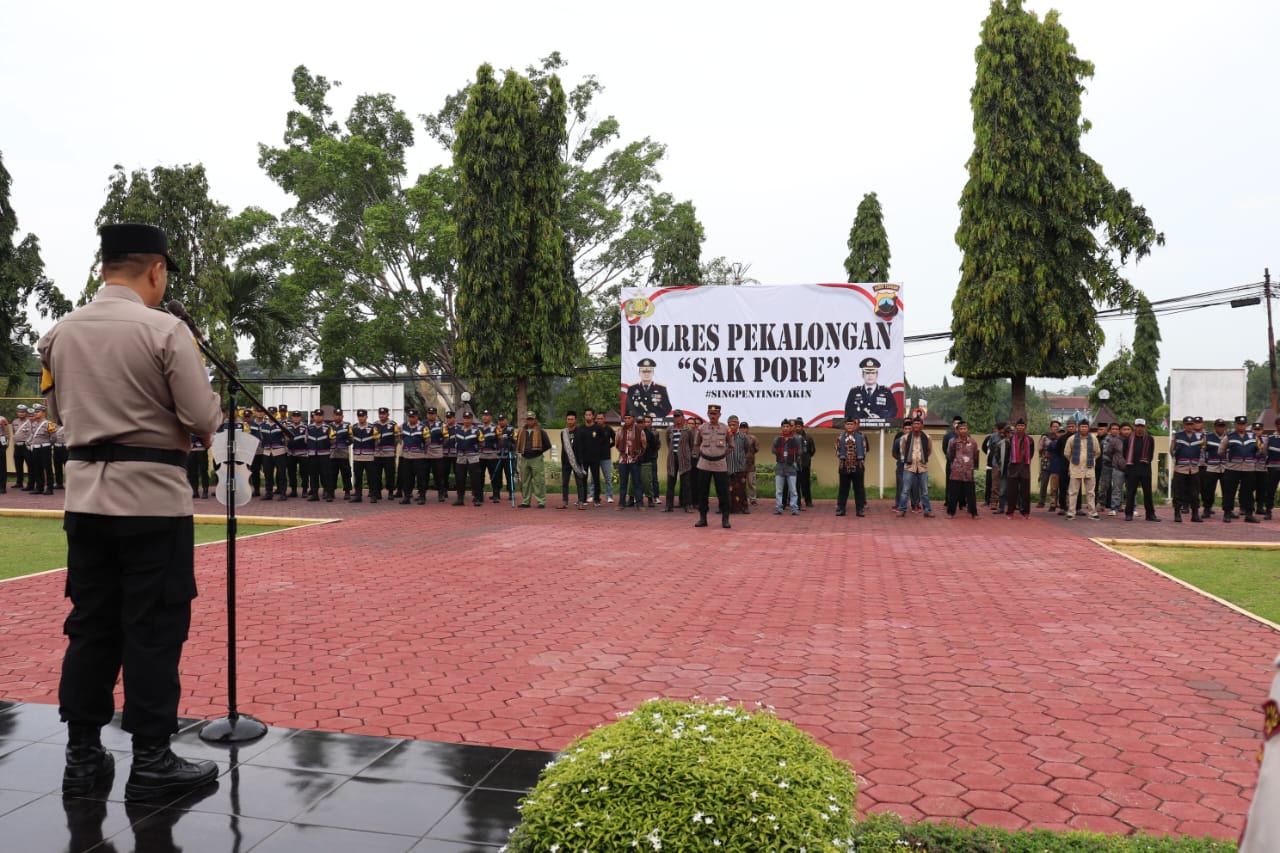 Apel Kasat Kamling, Wakapolres Pekalongan : Kehadiran Satkamling Harus Betul-Betul Bisa Menjadi Cooling System