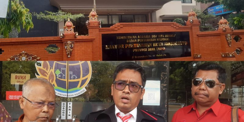 Datangi Kantor ATR/BPN Kota Mojokerto, Nur Kosim Bersama NAWI OKE dan Tim LSM LIRA Audensi Terkait Tanahnya Diduga Sudah Bersertifikat Dinyatakan Hilang 
