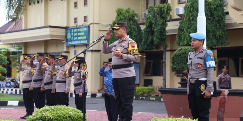 Kapolres Pekalongan Pimpin Upacara Hari Kesadaran Nasional