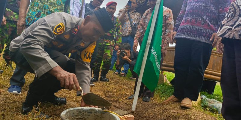 Polres Purwakarta Hadiri Groundbreaking Pembangunan Pondok Modern Darussalam Muhamadiyah