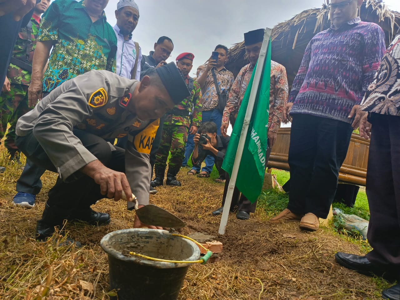 Polres Purwakarta Hadiri Groundbreaking Pembangunan Pondok Modern Darussalam Muhamadiyah