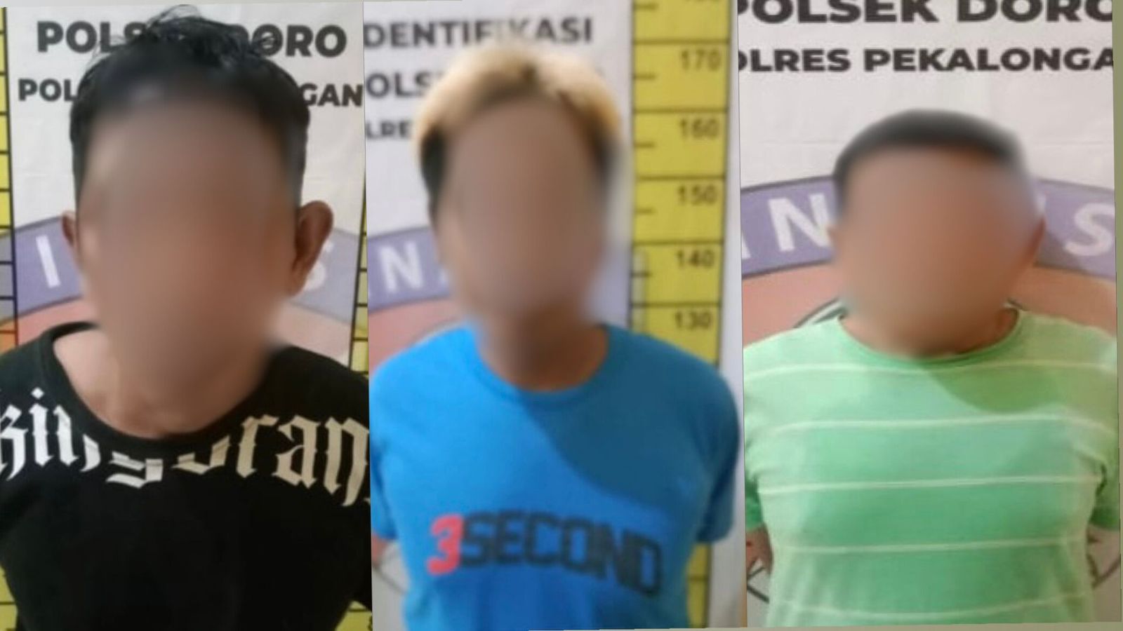 Komplotan Pencuri Bermodus Congkel Jendela Dibekuk Tim Resmob Polres Pekalongan