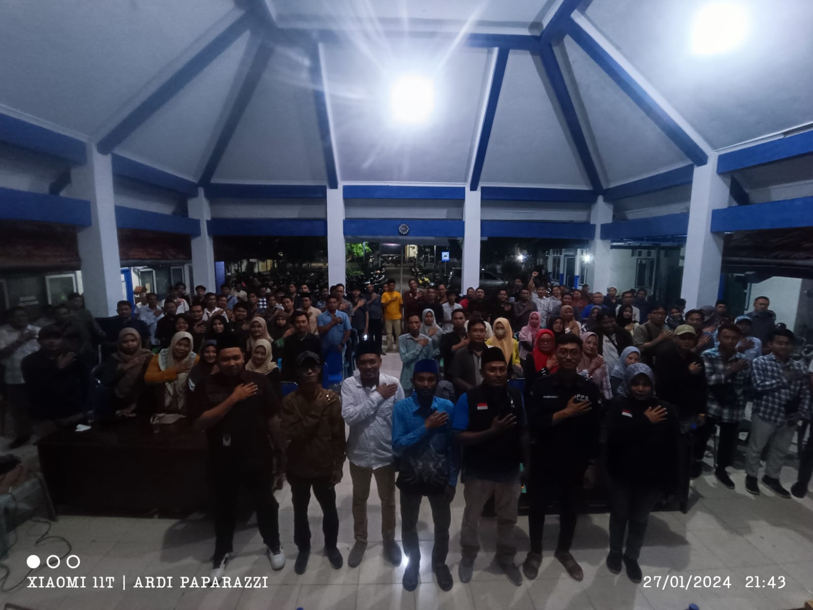 126 Anggota KPPS Kelurahan Rongtengah Mengikuti Bimbingan Tehnis Pemilu 2024