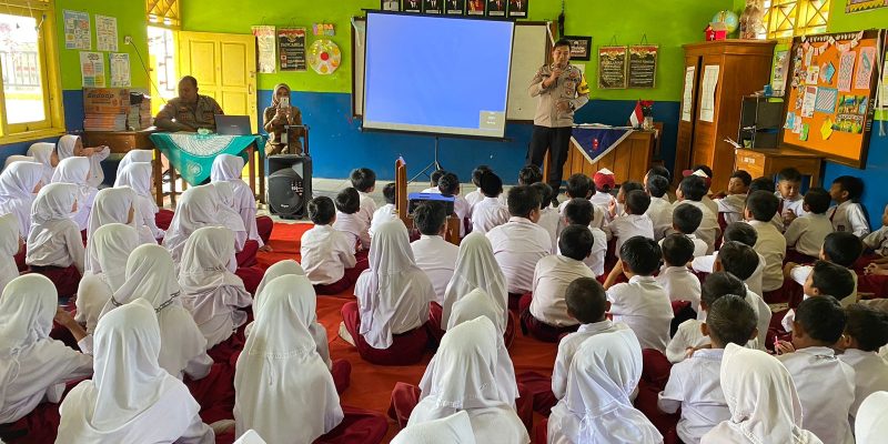 Cegah Kenakalan Pelajar, Polsek Bandar Intensifkan Pembinaan Ke Sekolah