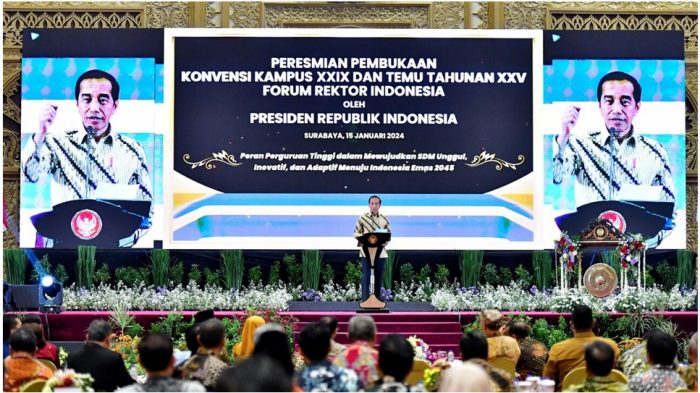 Presiden Jokowi Tekankan Peran Strategis Lembaga Pendidikan Tinggi Indonesia Cetak SDM Unggul