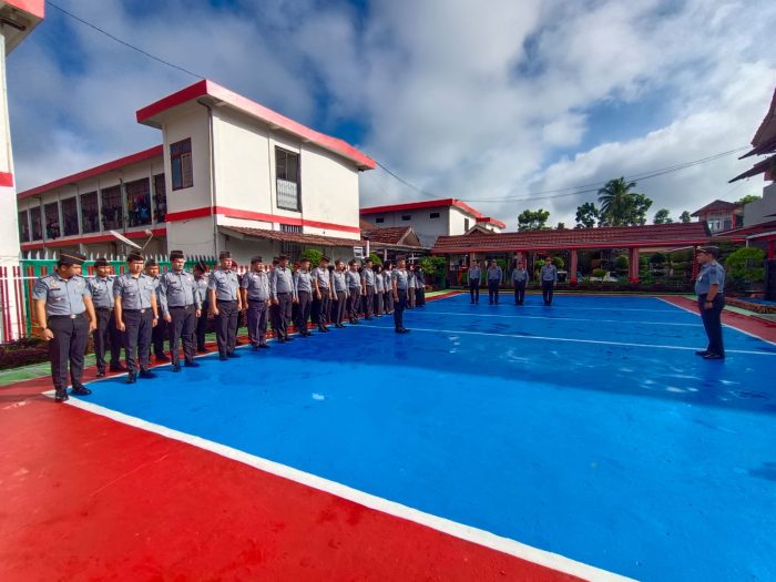 Apel Perdana Tahun 2024, Kalapas Lubuklinggau Pacu Semangat Petugas dan Ingatkan Tugas Pokok dan Fungsi