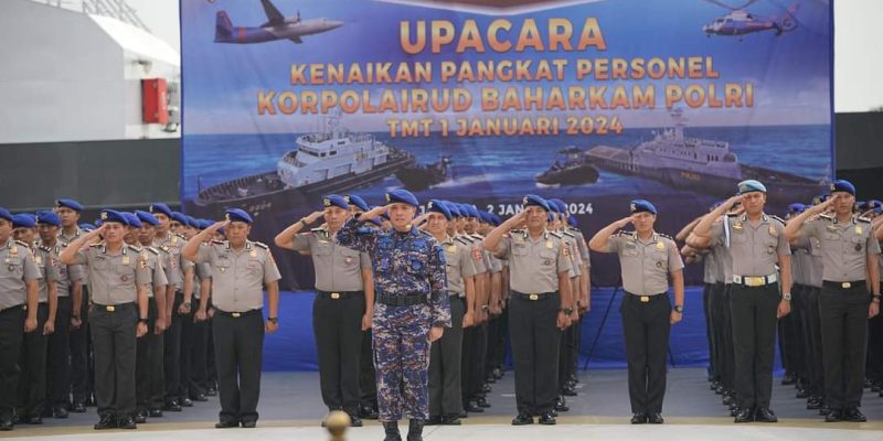 195 Naik Pangkat, Kakorpolairud Baharkam Polri: Merupakan Wujud Penghargaan Atas Prestasi Kerja