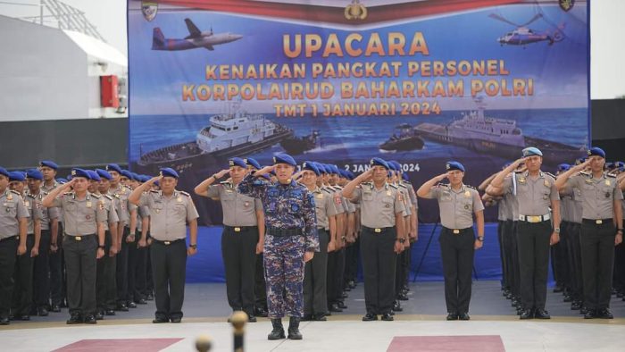195 Naik Pangkat, Kakorpolairud Baharkam Polri: Merupakan Wujud Penghargaan Atas Prestasi Kerja