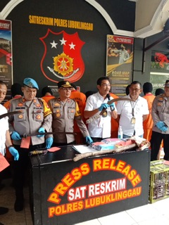 Komplotan Gengster Sadis bersenjata Diringkus Satreskrim Polres Lubuklinggau