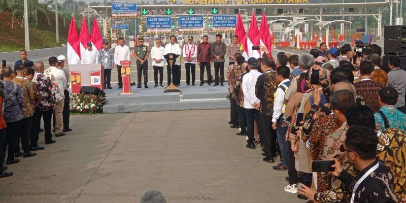 Presiden Jokowi Resmikan Jalan Tol Pamulang-Cinere-Raya Bogor