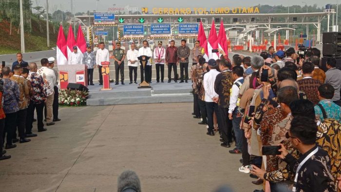 Presiden Jokowi Resmikan Jalan Tol Pamulang-Cinere-Raya Bogor