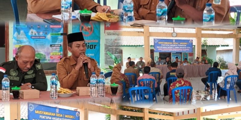 Pemdes Bronjong Gelar Musdes Penetapan APBDes Tahun 2024