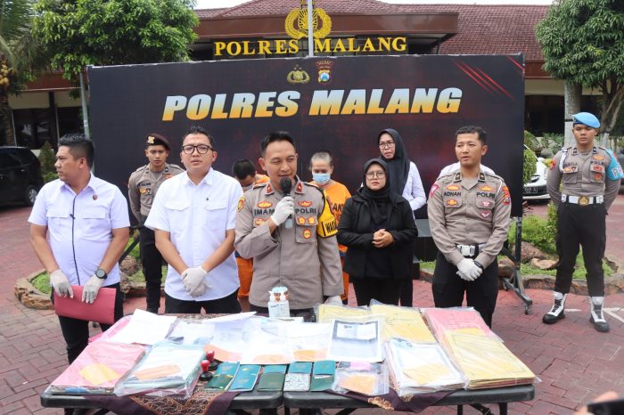Berhasil Ungkap TPPO Polres Malang Selamatkan Belasan Orang CPMI