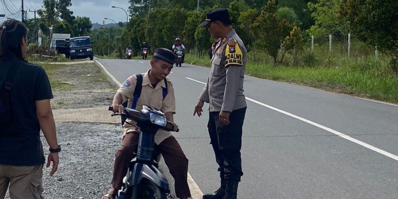 Akibat Meresahkan Kapolsek Sei Beduk AKP Syarifuddin Memimpin Langsung Razia Knalpot Brong