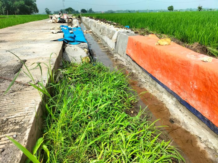 Anggaran Dana Desa 2023, Baru Dikerjakan Proyek TPT Saluran Air di Desa Sumberagung