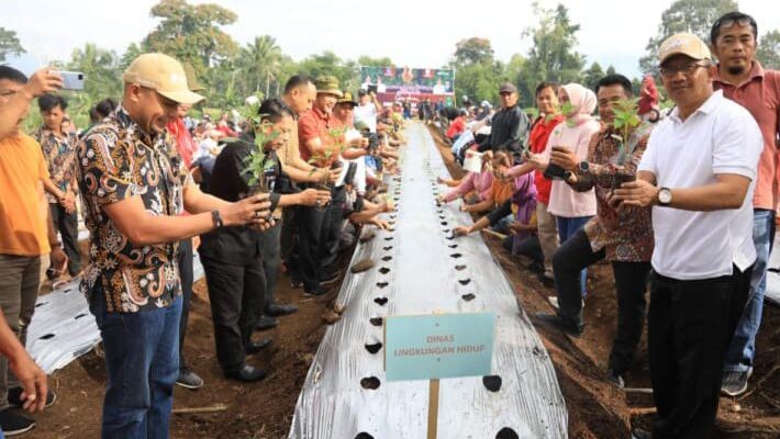 Walikota Kotamobagu Canangkan Gerakan Penanaman 10.000 Pohon Cabai Bagi ASN