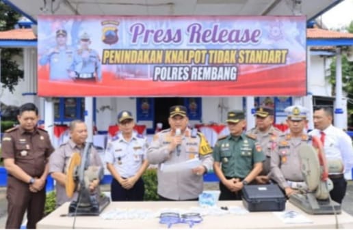 Polres Rembang Akan Gelar Aksi Zero Knalpot Brong Libatkan Komunitas Otomotif