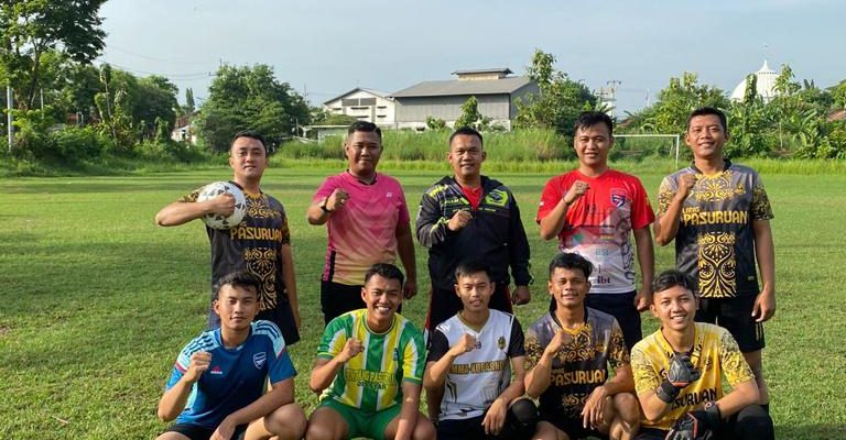 Jaga kebugaran Kalapas Beserta Jajaran Olahraga Sepak Bola