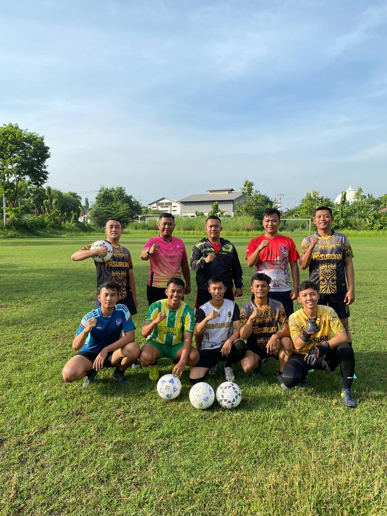 Jaga kebugaran Kalapas Beserta Jajaran Olahraga Sepak Bola