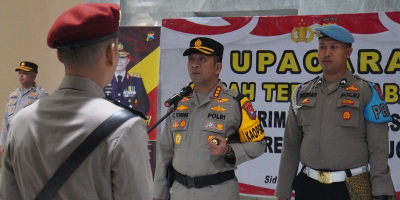 Kapolresta Sidoarjo Pimpin Sertijab Kasat Reskrim Polresta Sidoarjo dan Kapolsek Candi