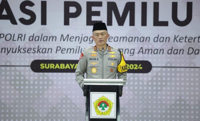 Polda Jatim Bersama DPW LDII Gelar Deklarasi Pemilu Damai
