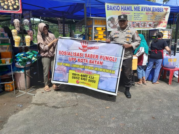 Pencegahan Pungli, Polsek Sungai Beduk Sosialisasikan Saber Pungli Kepada Masyarakat