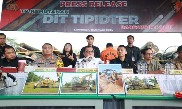 Bareskrim Polri Berhasil Ungkap Illegal Logging di Kalimantan Tengah
