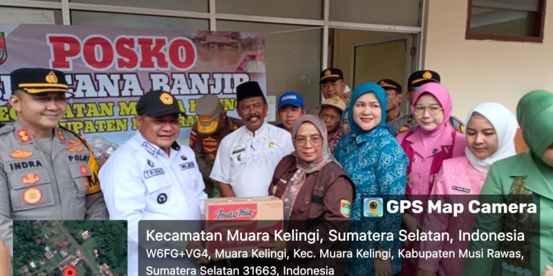 Polres Musi Rawas Forkompinda Mura-Lubuklinggau Kembali Salurkan Bantuan Korban Banjir Di Muara Kelingi