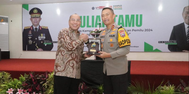 Bersama Civitas UM Surabaya, Kapolda Jatim Komitmen Wujudkan Pemilu 2024 Damai dan Kondusif