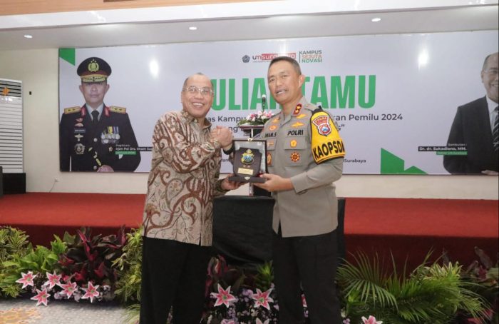 Bersama Civitas UM Surabaya, Kapolda Jatim Komitmen Wujudkan Pemilu 2024 Damai dan Kondusif