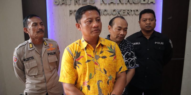 Satresnarkoba Polres Mojokerto Berhasil Ungkap Narkoba, Tersangka Dan Puluhan Gram Sabu Diamankan