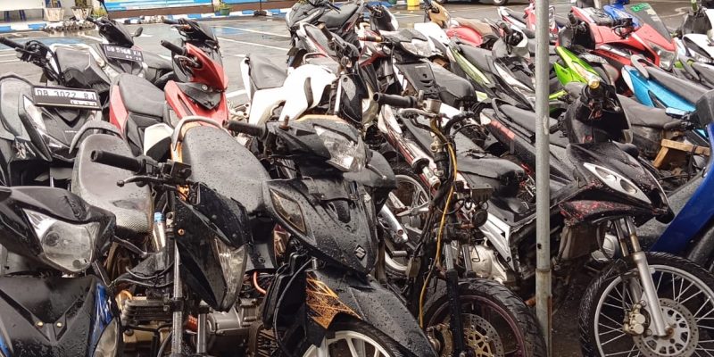 Satlantas Polres Kotamobagu Menindak  Kenalpot Brong Yang Resahkan Warga