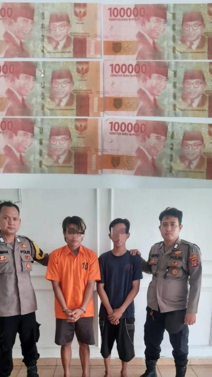 Polsek Sukoharjo Berhasil Membongkar Jaringan sindikat Pengedar Uang Palsu, Dua Pelaku Dibekuk