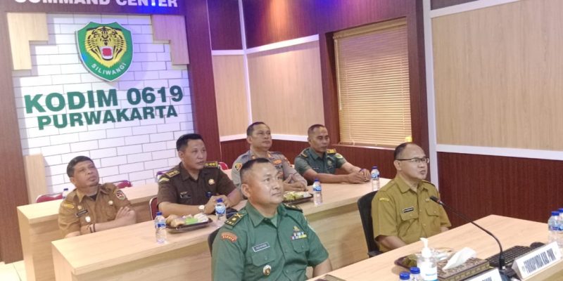 Antisipasi Dampak Perubahan Iklim Global, Polres Purwakarta Ikuti Komsos Bersama TNI AD