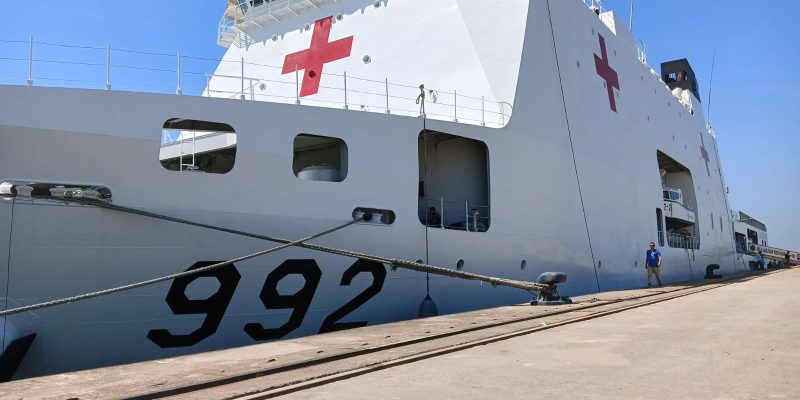 Peduli Palestina, KRI Dr Radjiman Wedyodiningrat-992 Membawa 242,6 Ton Bantuan Kemanusiaan