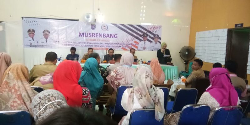 Kelurahan Kemiri Muka Melaksanakan Musrembang Tingkat Kelurahan Depok