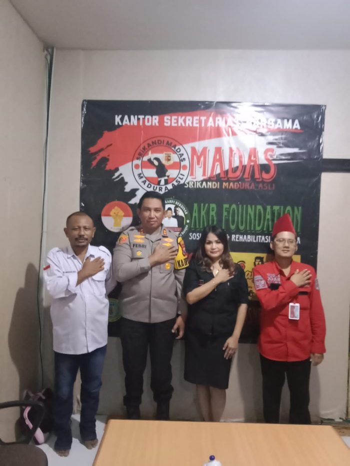 Demi Menuju Pemilu 2024 Aman Dan Damai, Kapolres Bangkalan Temui Ketum Madas Dan Ketum Srikandi Madas