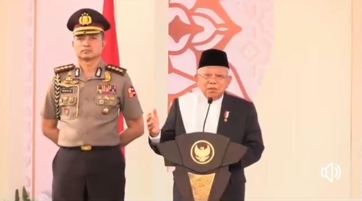 Kunjungan KH Ma’ruf Amin Bersama Istri Wury Ma’ruf Amin Di Haul KH Mas’shoem Ahmad Di Ponpes Kauman Lasem