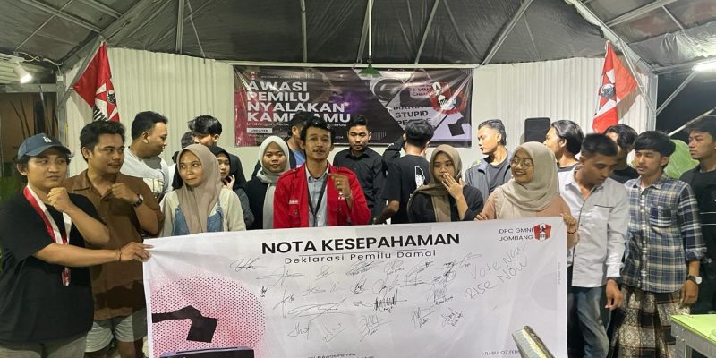 Awasi Pemilu Nyalakan Kameramu! Sikap Demokrasi GMNI Jombang Hadapi Pemilu 2024