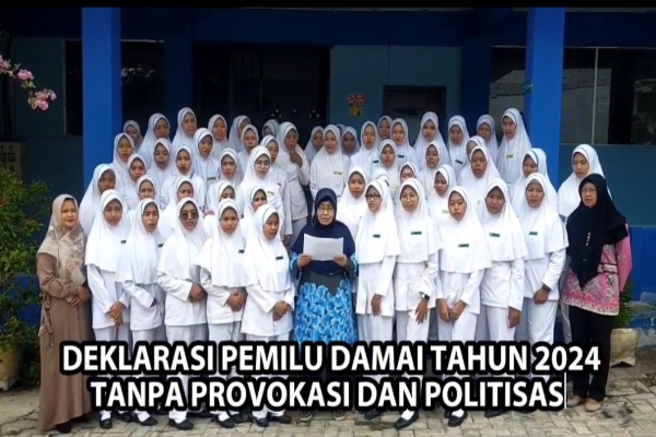 Deklarasi Pemilu 2024, Akademi Kebidanan Aifa Husada Madura Komitmen Menjaga Pesta Demokrasi Damai
